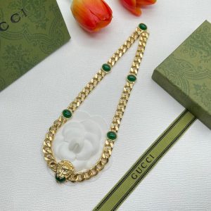 New Arrival Gucci Gold Necklace Women 025