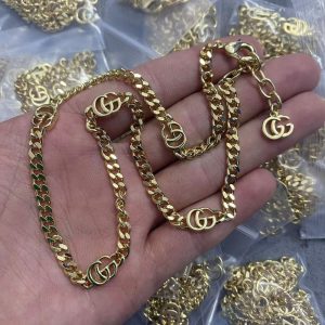 New Arrival Gucci Gold Necklace Women 028