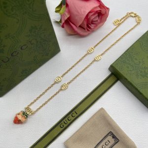 New Arrival Gucci Gold Necklace Women 072