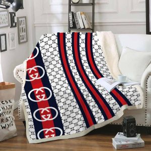 Red lines Gucci Blanket 027