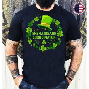 Shenanigans Coordinator Teacher St Patricks Day Leprechaun Hat T-Shirt