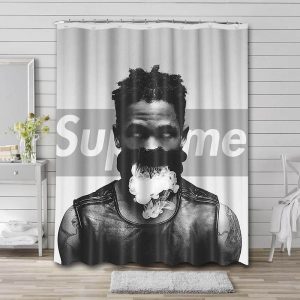 Travis Scott Supreme Shower Curtain Set 035