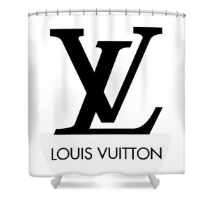 White Art New Louis Vuitton Shower Curtain 105