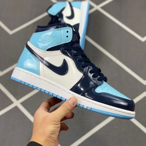 New Arrival Shoes AJ 1 Retro High UNC Patent CD0461-401 AJ3240